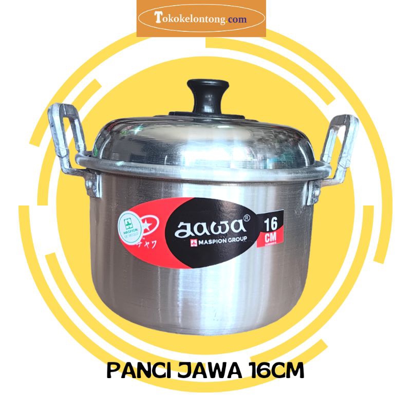 Jual Panci jawa 16cm/panci maspion aluminium jawa 16/panci masak ...