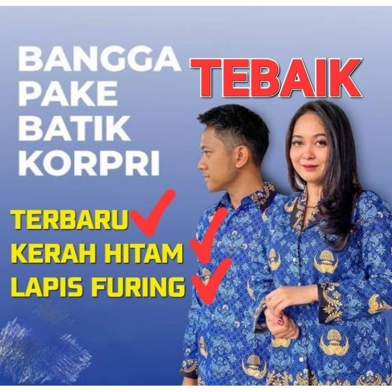 Jual BATIK KORPRI TERBARU | BATIK KORPRI | Shopee Indonesia