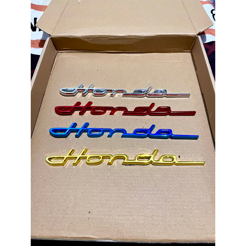 Jual Emblem Honda Latin Sepasang Shopee Indonesia