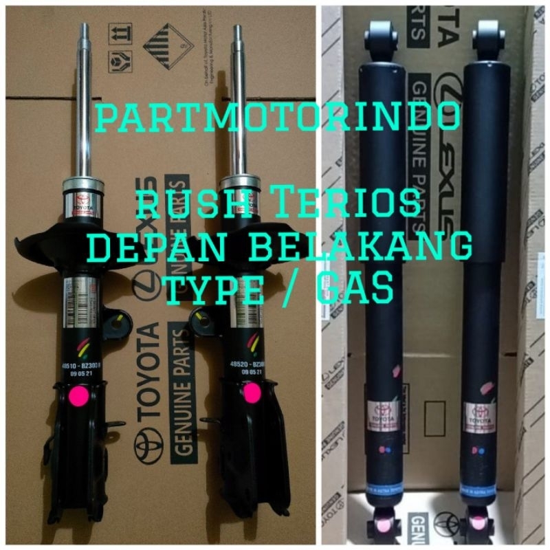 Jual shock absorber shockbreaker Toyota Rush ultimo / Terios depan ...