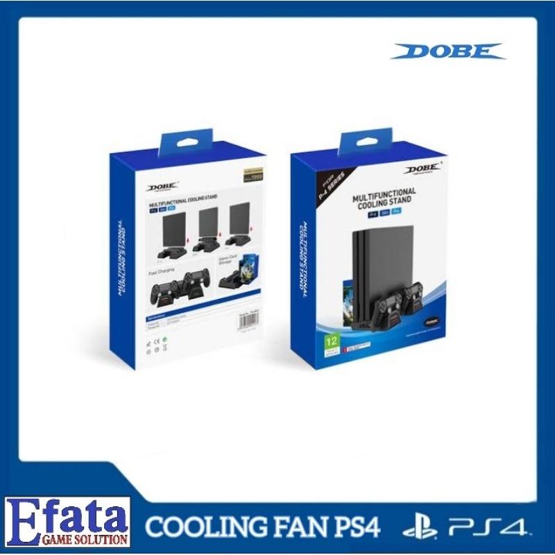 Jual cooling fan ps4 slim fat pro charging stand dualshock ps4 dobe
