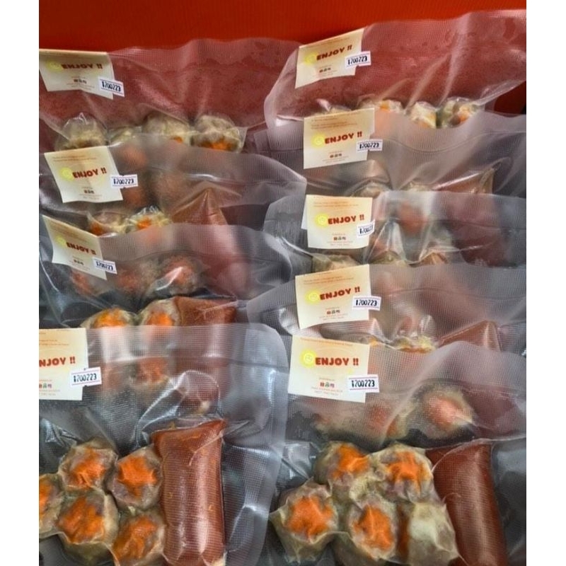 Jual Siomay Vacum Pack Isi 5 Frozen Pack Siomay Dimsum Siomay