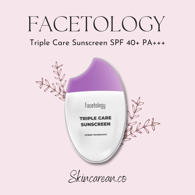 Jual Facetology Triple Care Sunscreen SPF PA Shopee Indonesia