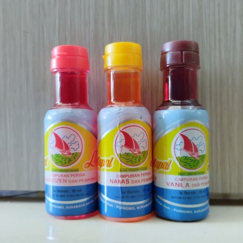 Jual Perisa Essence Cap Kapal Lajar/ Kapal Layar 20ml/Campuran sirup ...