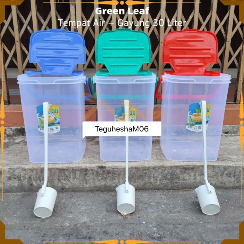 Jual Tempat Es Buah 30L + Gayung / Aquarium Es Kelapa / Toples Es Buah ...