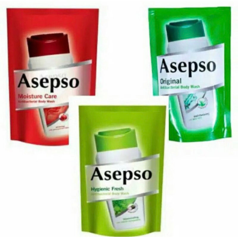 Asepso Gel Douche Nettoyant Corps Original Hygiénique Frais Apaisant Peau Froide