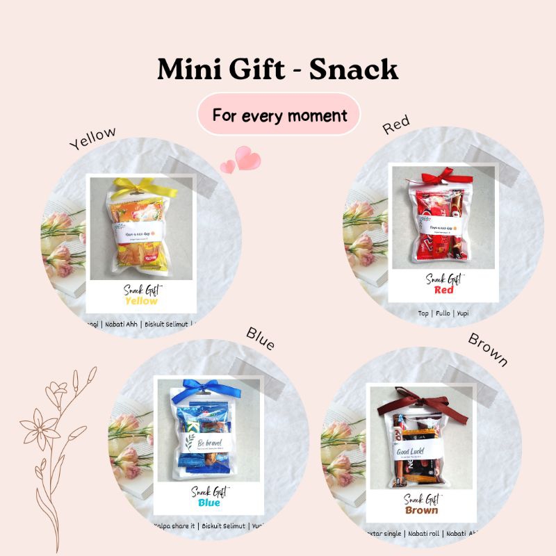 Jual Mini Gift Snack/ Freebies/ Custom Ucapan/ Souvenir/ Amplop lebaran ...