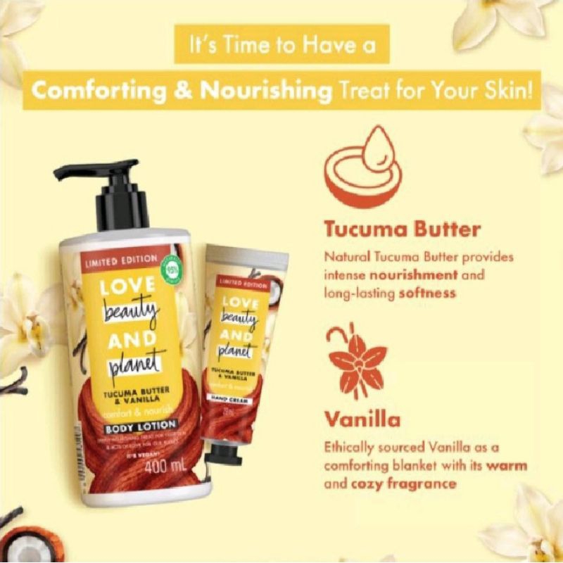 Jual Love Beauty And Planet Body Lotion Ml Variant Tucuma Butter And