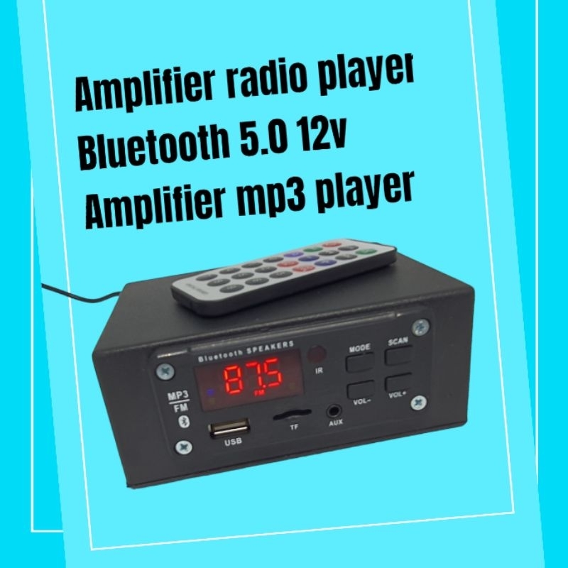 Jual AEBDG POWER AMPLIFIER MINI 12V MP3 Bluetooth USB RADIO FM MMC AUX ...