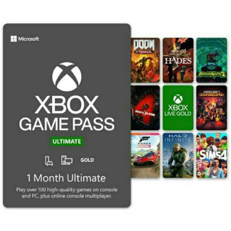 Jual Xbox Game Pass Ultimate Bulan Shopee Indonesia