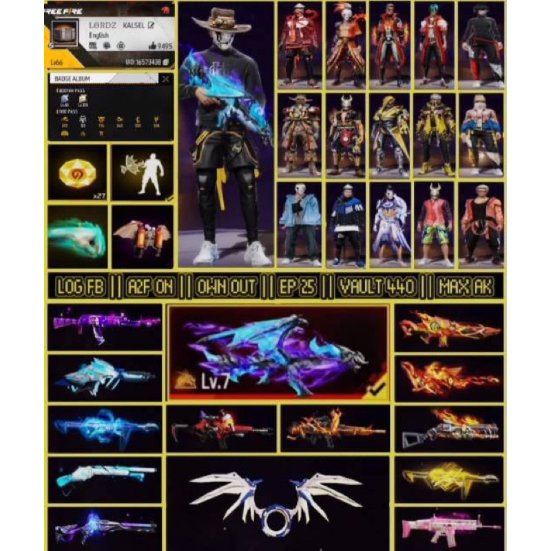 Jual Akun Free Fire Murah Meriah Shopee Indonesia