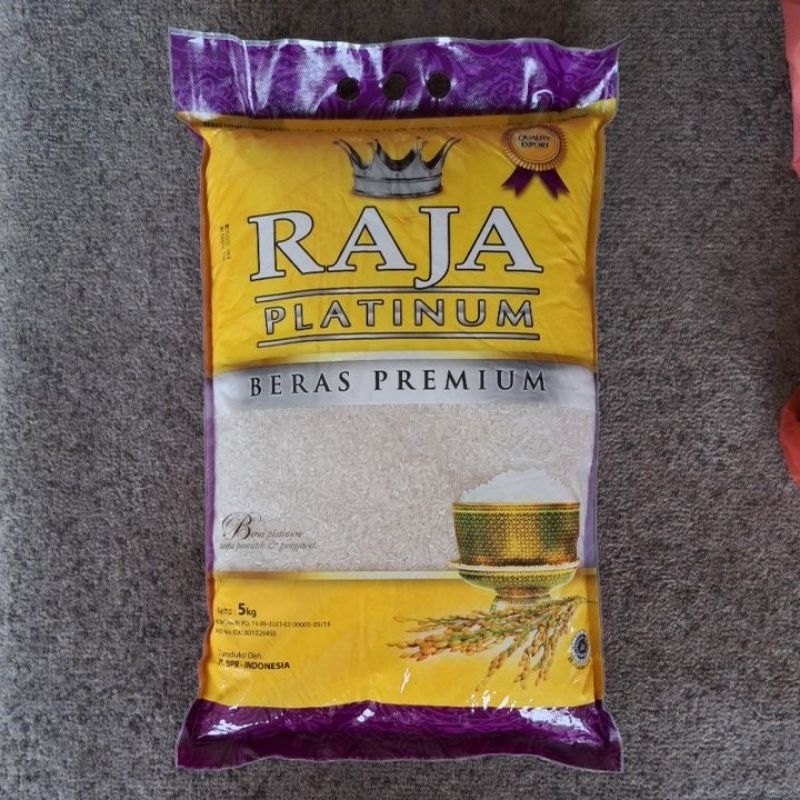 Jual RAJA PLATINUM ~ BERAS PREMIUM 5KG | Shopee Indonesia
