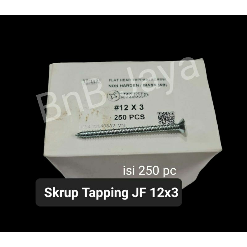 Jual [Per PCS] Skrup Tapping JF 12x3