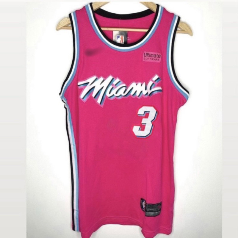 Dwyane hauling wade pink jersey