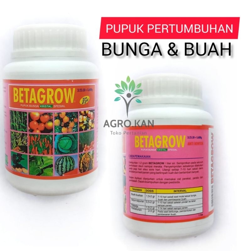 Jual Obat Pertanian Betagrow B Pupuk Nutrisi Pertumbuhan Bunga & Buah ...