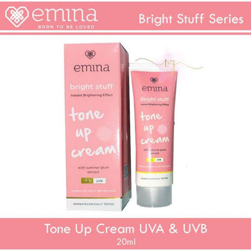 Jual EMINA Bright Stuff TONE UP Cream Instant brightening effect UVA