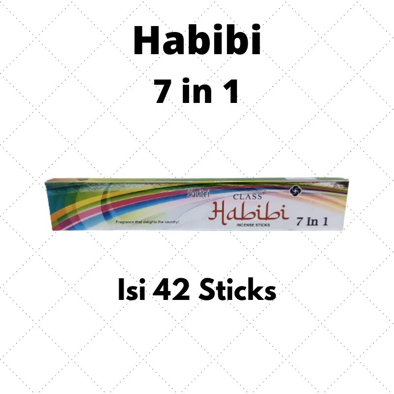 Jual Dupa Hio Aroma Timur Tengah Habibi 7 in 1 Isi 42 Sticks | Shopee ...
