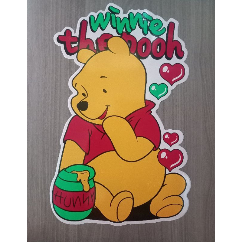 Jual STIKER WINNIE THE POOH VINYL UKURAN BESAR Shopee Indonesia