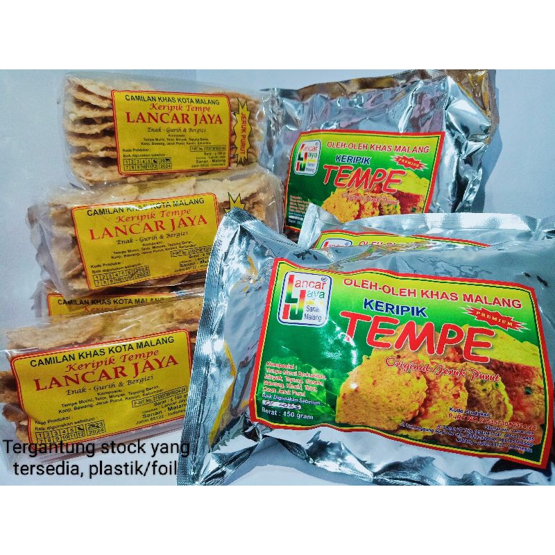 Jual Keripik Tempe Lancar Jaya/kripik tempe malang/oleholeh khas