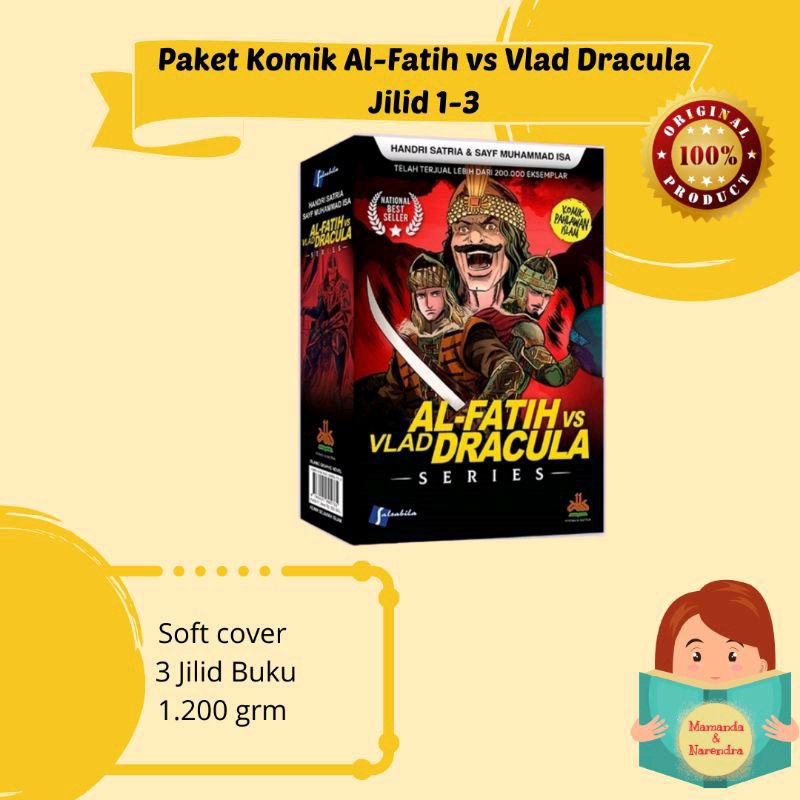 Jual Paket Komik Al Fatih Vs Vlad Dracula Jilid 1 3 Complete Edition