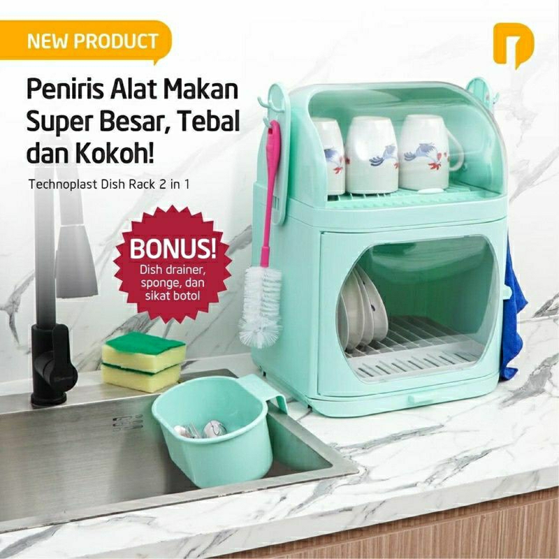 Jual Ready Rak Piring Technoplast Dish Rack In Rak Piring Besar