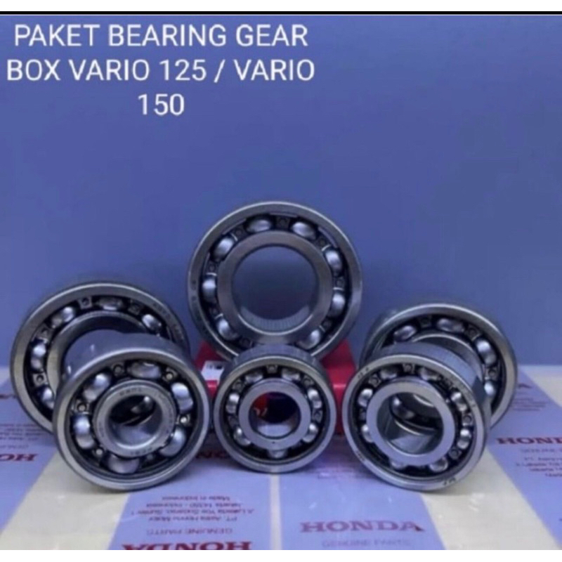 Jual PAKET BERING LAHER RASIO SET (6PCS) GEARBOX VARIO 125 OLD LED NEW ...