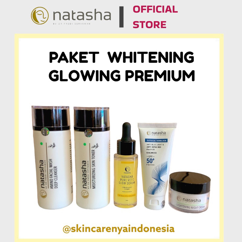 Jual PAKET WHITENING DAN GLOWING PREMIUM NATASHA SKIN CARE Shopee