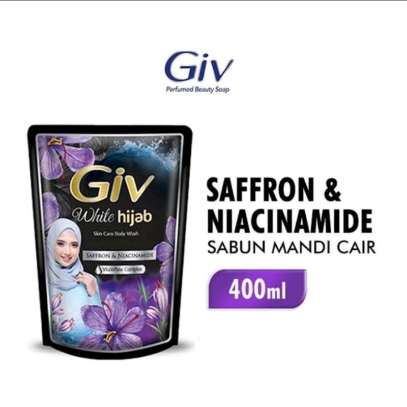 Jual Giv White Hijab Sabun Mandi Saffron Niacinamide Ml Sabun