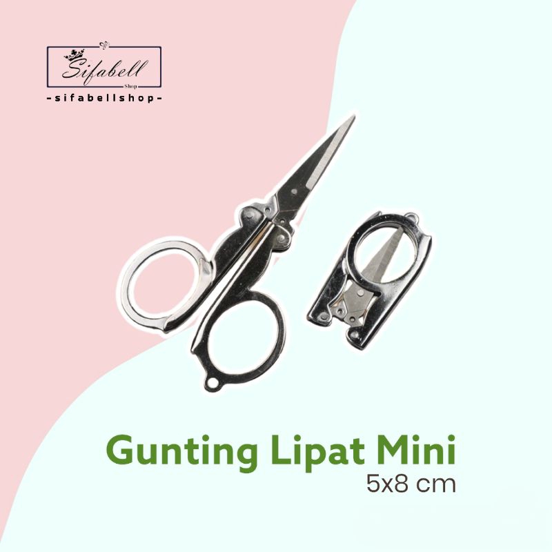 Jual Gunting LIPAT Mini Gunting Kecil Lipat Stainless Steel | Shopee ...