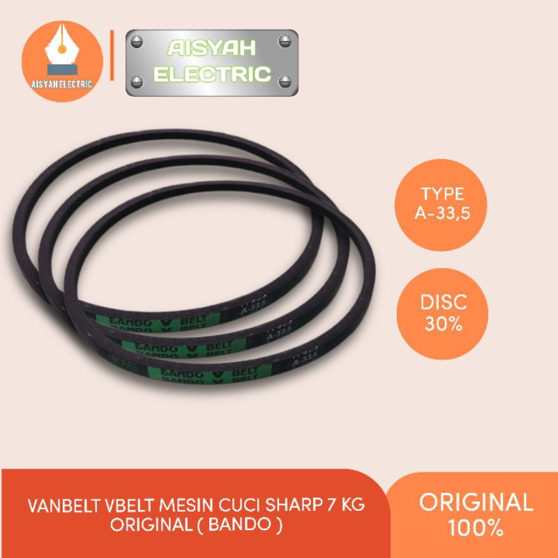 Jual Vanbelt Vbelt Mesin Cuci Sharp Tabung Kg Original Bando A