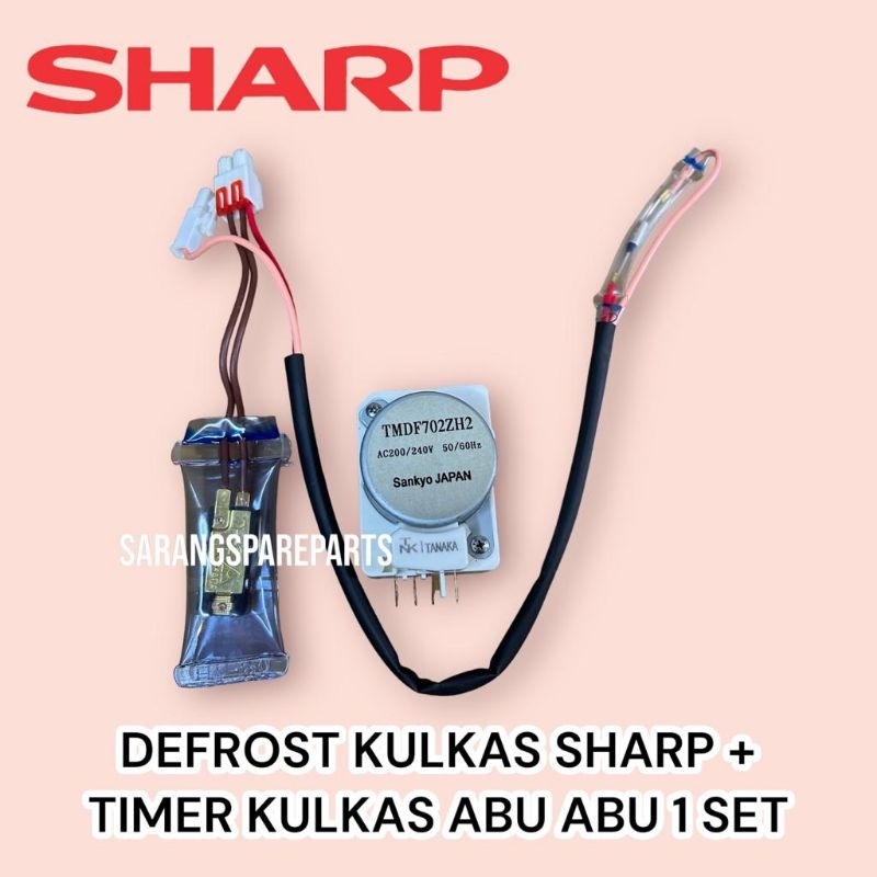 Jual FUSE KULKAS SHARP + TIMER 1 - 4 ABU 1 SET / TIMER KULKAS SHARP ...