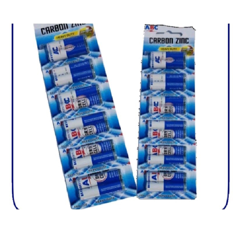 Jual baterai ABC R6 biru AA &R3 biru AAA isi 12 baterai remot tv ...