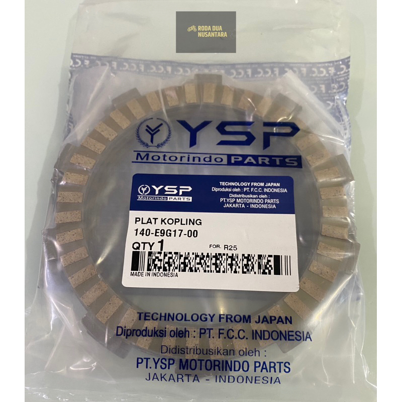 Jual Plat Kopling Set Yamaha R25 MT25 Original FCC (Official