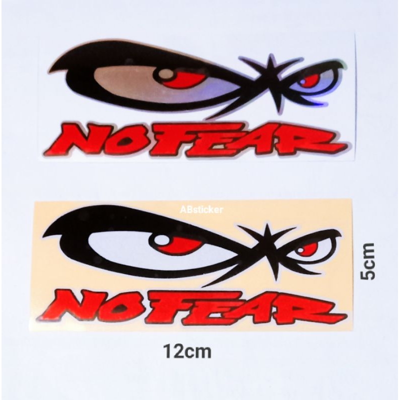 Jual sticker no fear cutting | Shopee Indonesia