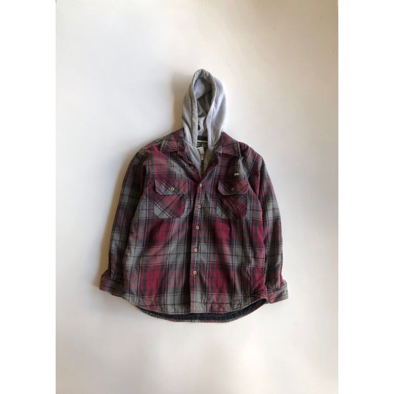 Jual field stream flannel jacket hoodie 4 pocket Shopee Indonesia