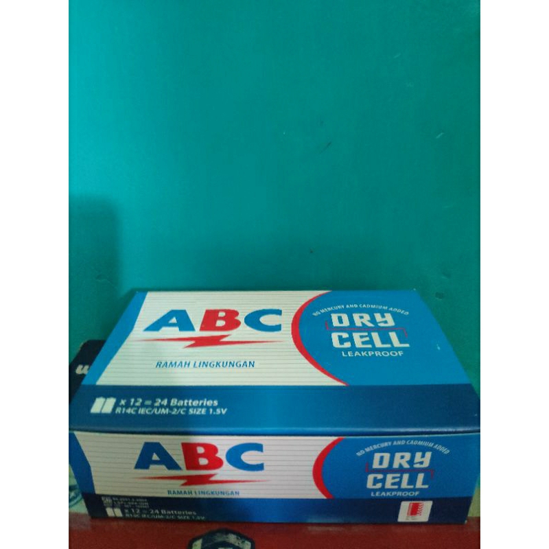 Jual baterai abc r14 batrai abc r14 tanggung | Shopee Indonesia