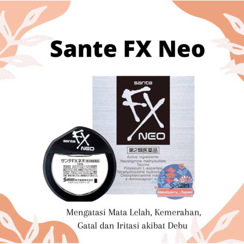 Jual Sante FX Neo Eyedrops Original Japan | Shopee Indonesia