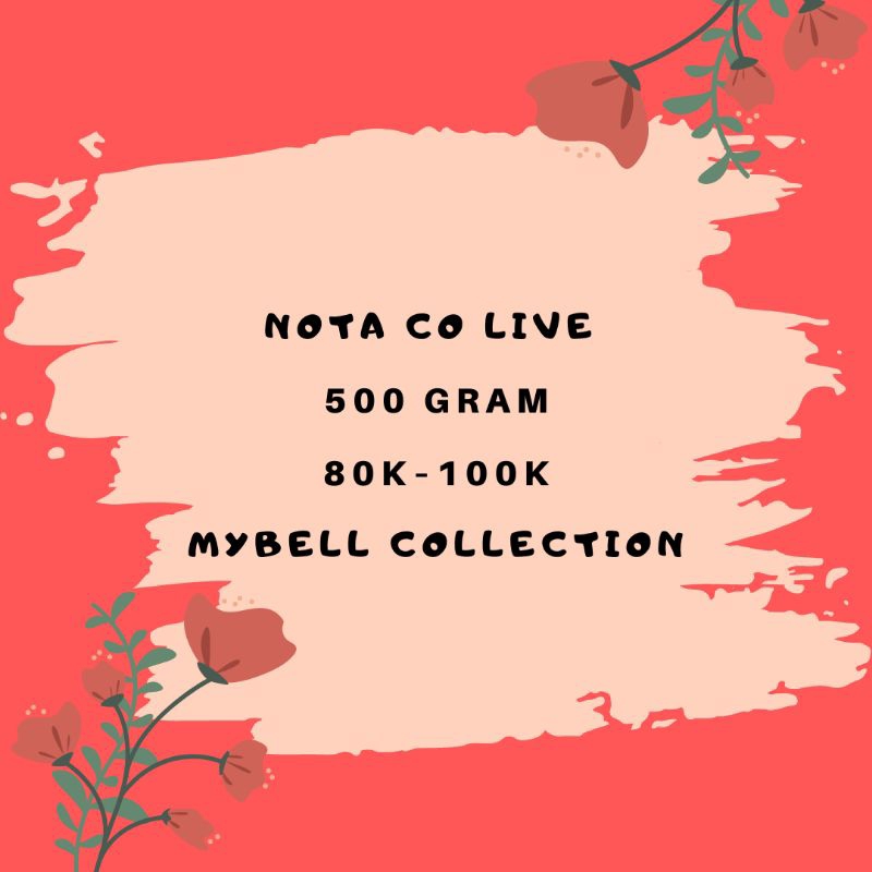 Jual nota co live 500gram | Shopee Indonesia