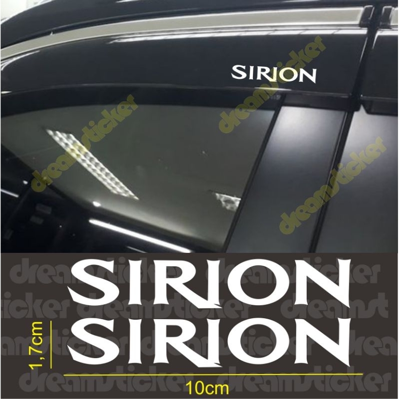 Jual Cutting Sticker Talang Air Mobil Daihatsu Sirion Stiker Car ...