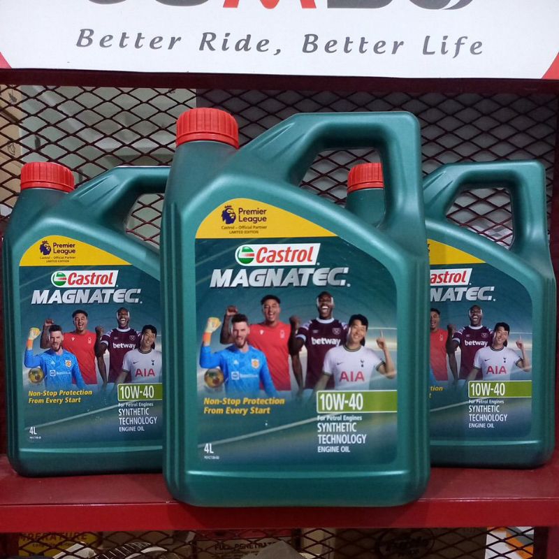 Jual Castrol Magnatec 10W-40 (4 Liter) | Shopee Indonesia