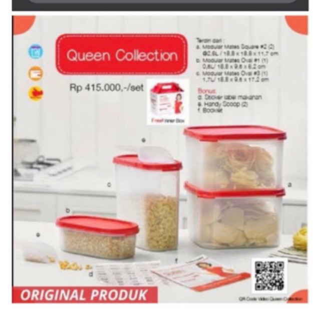 Jual Tupperware Queen Collection Toples tempat makan Shopee Indonesia