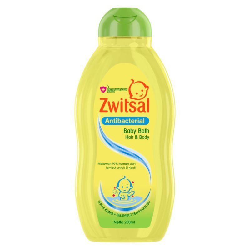 Jual Zwitsal Antibacterial Baby Bath Hair & Body | Shopee Indonesia