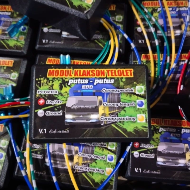 Jual Relay Modul Klakson telolet putus putus 3 Corong 12volt/24volt