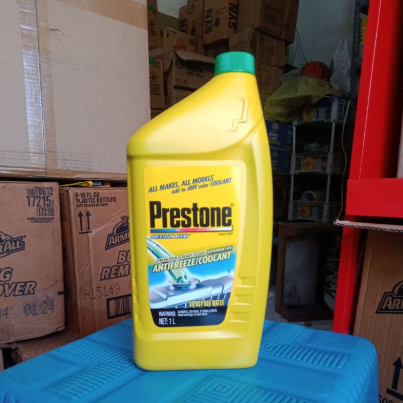 Jual Prestone Ready to Use Radiator Coolant Botol Kuning Lid Hijau ...
