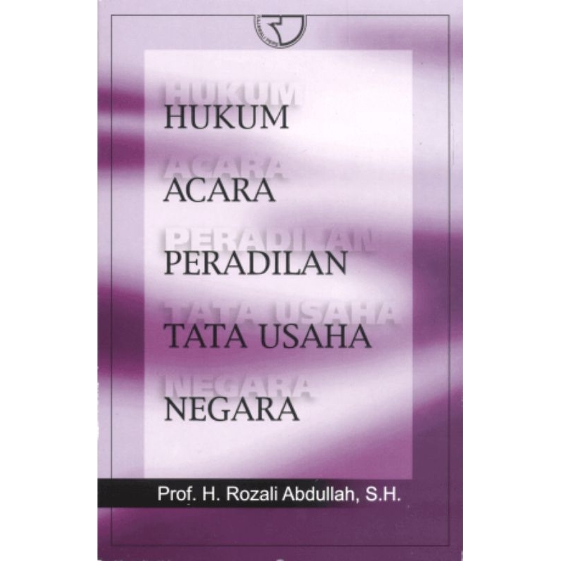 Jual Hukum Acara Peradilan Tata Usaha Negara – Rozali Abdullah Penulis ...