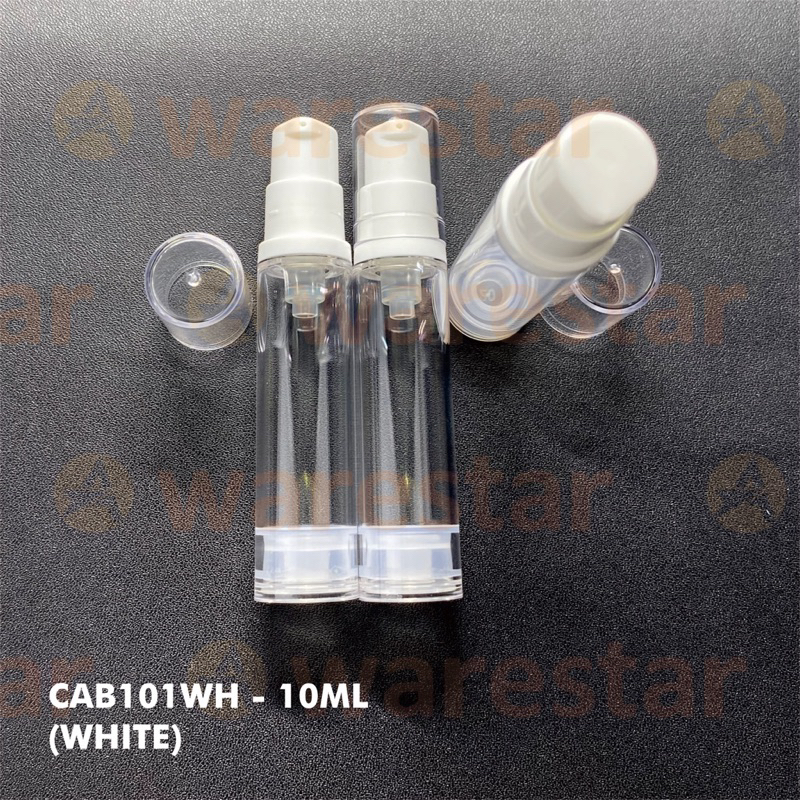 Jual Halulu Botol Pump 10ml Airless Botol Serum 10 Ml Airless Pump Transparan Shopee Indonesia 7085