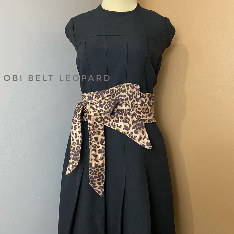 Jual PROMO!! Obi Belt Leopard Import/ belt motif / ikat pinggang wanita