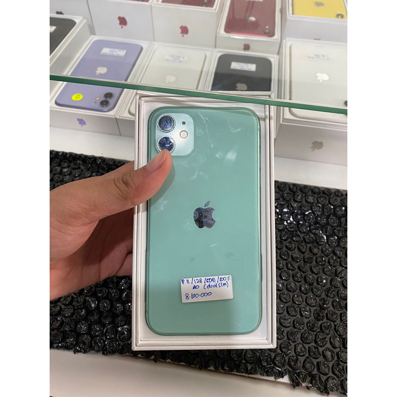Jual Iphone 11 128gb dual sim all provider terdaftar | Shopee Indonesia