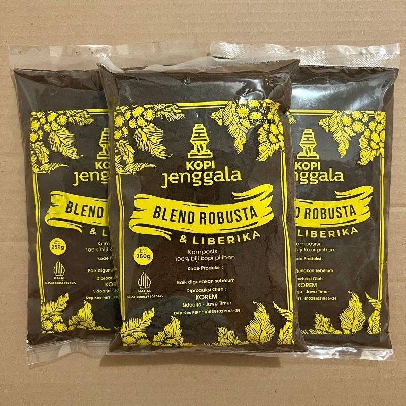 Jual Kopi Bubuk Blend Robusta And Liberika 250gr Kopi Bubuk Robusta 100