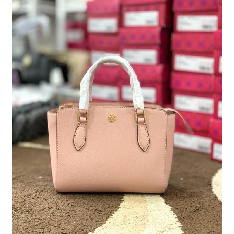 Jual tory burch emerson mini top zip original Shopee Indonesia